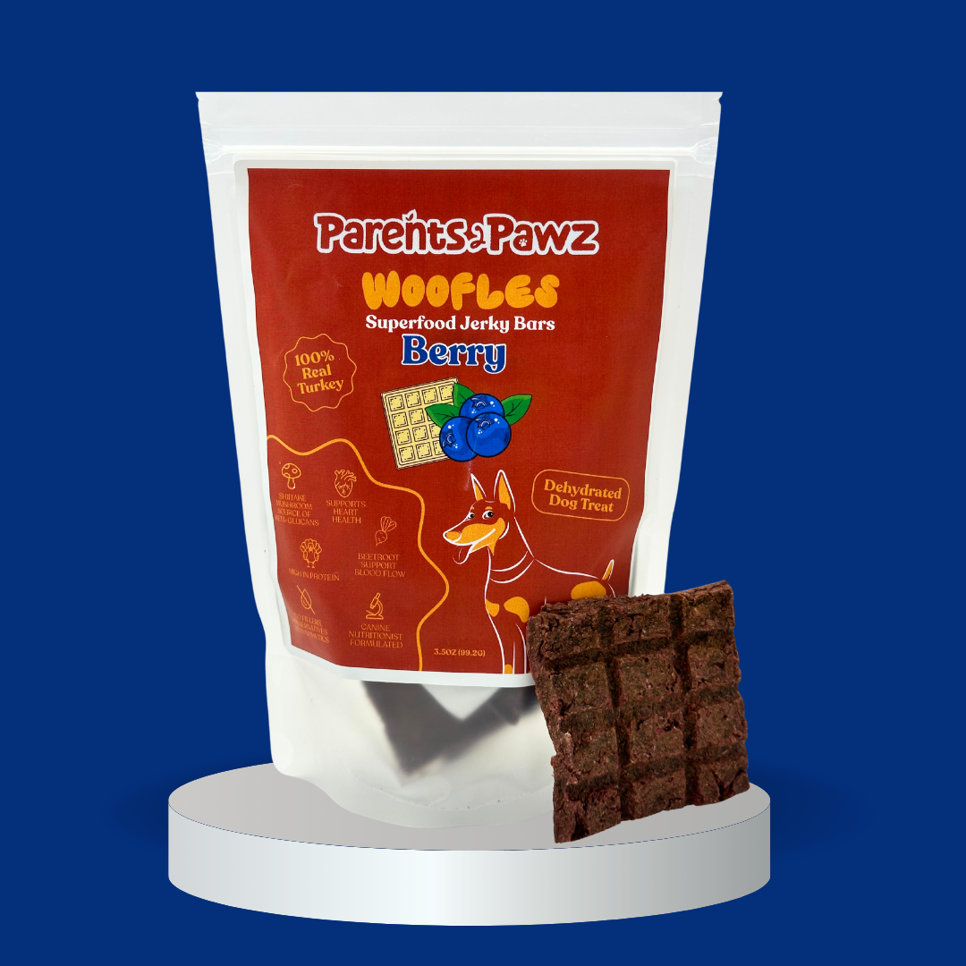 Berry Woofles – Superfood Jerky Bars