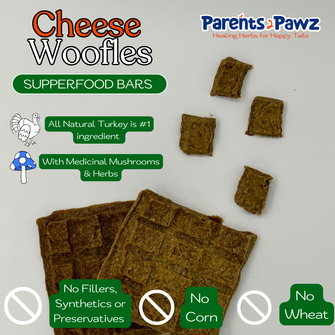 Cheese Woofles – Superfood Jerky Bars