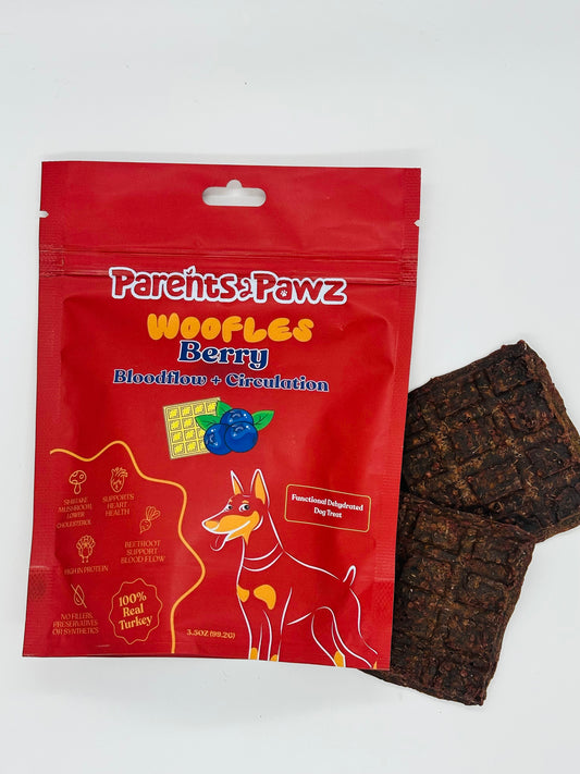 Berry Woofles – Superfood Jerky Bars